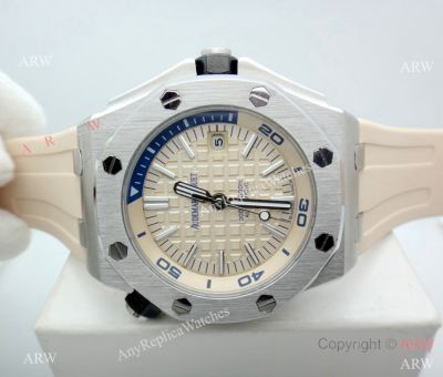 2019 New Audemars Piguet Royal Oak Offshore Diver Watches Green Dial Green Rubber Band